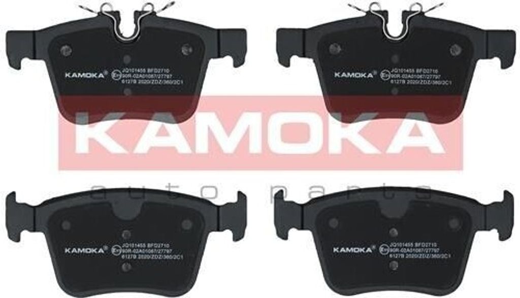 KAMOKA Bremsbeläge Satz Hinten für VOLVO XC40 (536) JQ101455