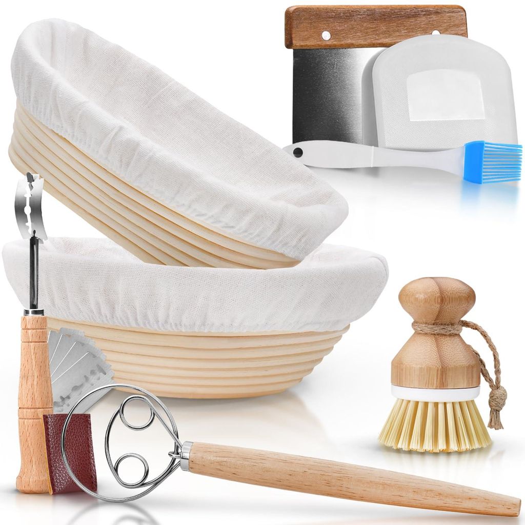 Famanu Fermentatiemand Set - Natuurlijk rotan, 2 stuks Productafbeelding 