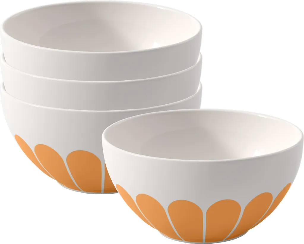 Ciotola per Cereali Villeroy & Boch Fleur Arancione - Risveglio Gourmet 0,43l