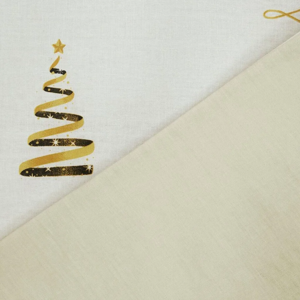 Parure de Lit de Noël 160x200 cm en Coton Anti-Transpiration et Doux