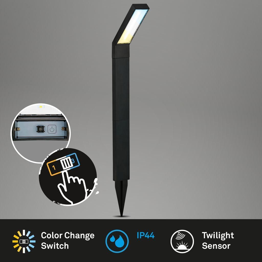Lampa solarna Briloner, czujnik zmierzchu, ochrona przed Zdjęcie produktu 