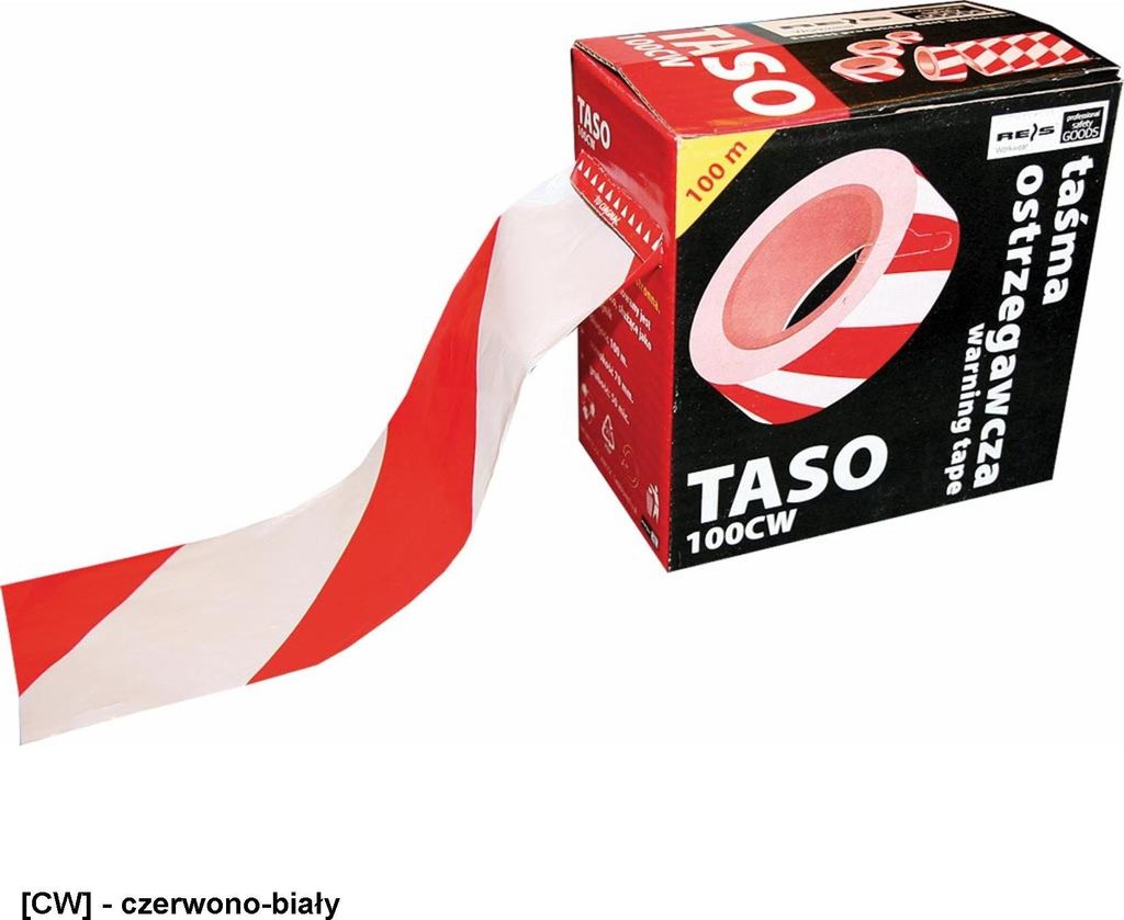 Taso100Cw - Taśma Ostrzegawcza 100M. Zdjęcie produktu 