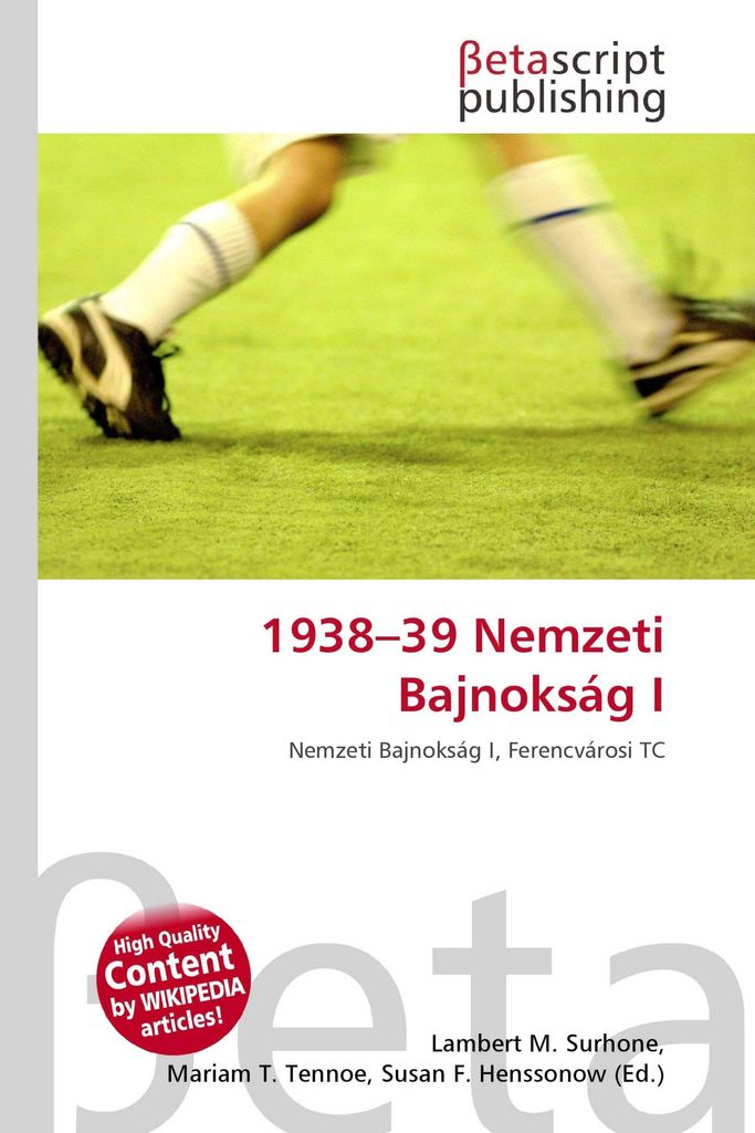 1938-39 Nemzeti Bajnokság I