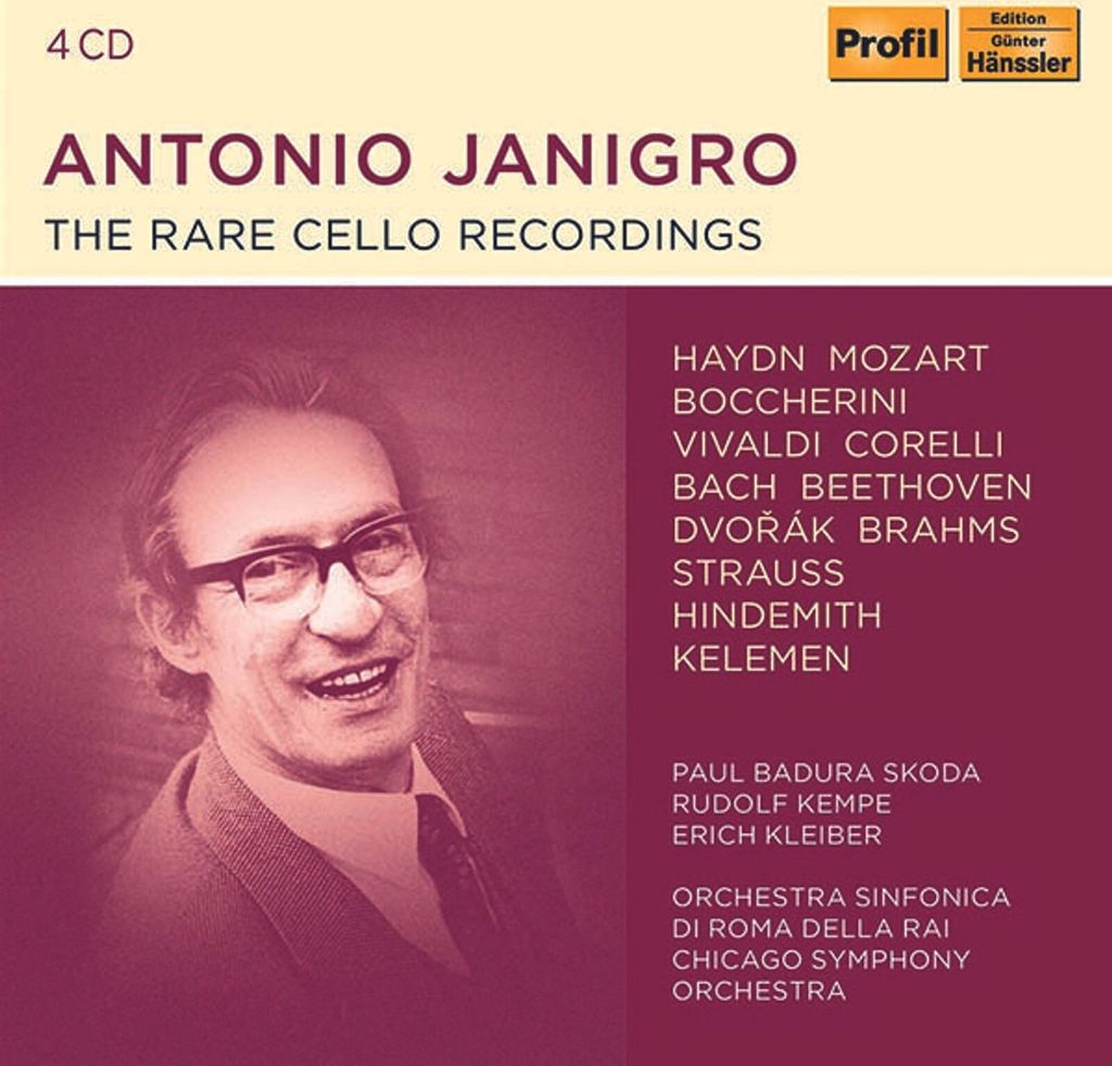Various: Various: Antonio Janigro - The Rare Cello Recordings - - (CD / A)