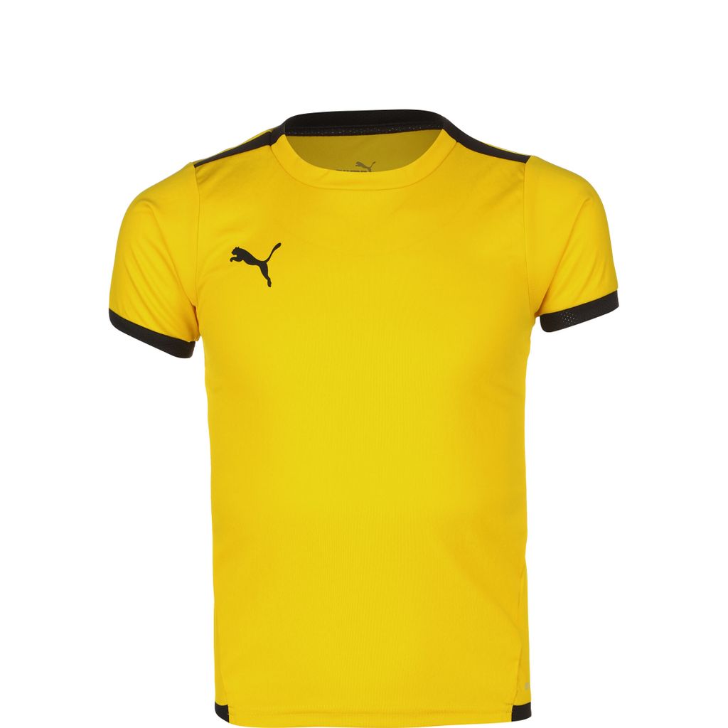 Puma TeamLIGA Fußballtrikot Kinder gelb / schwarz 176