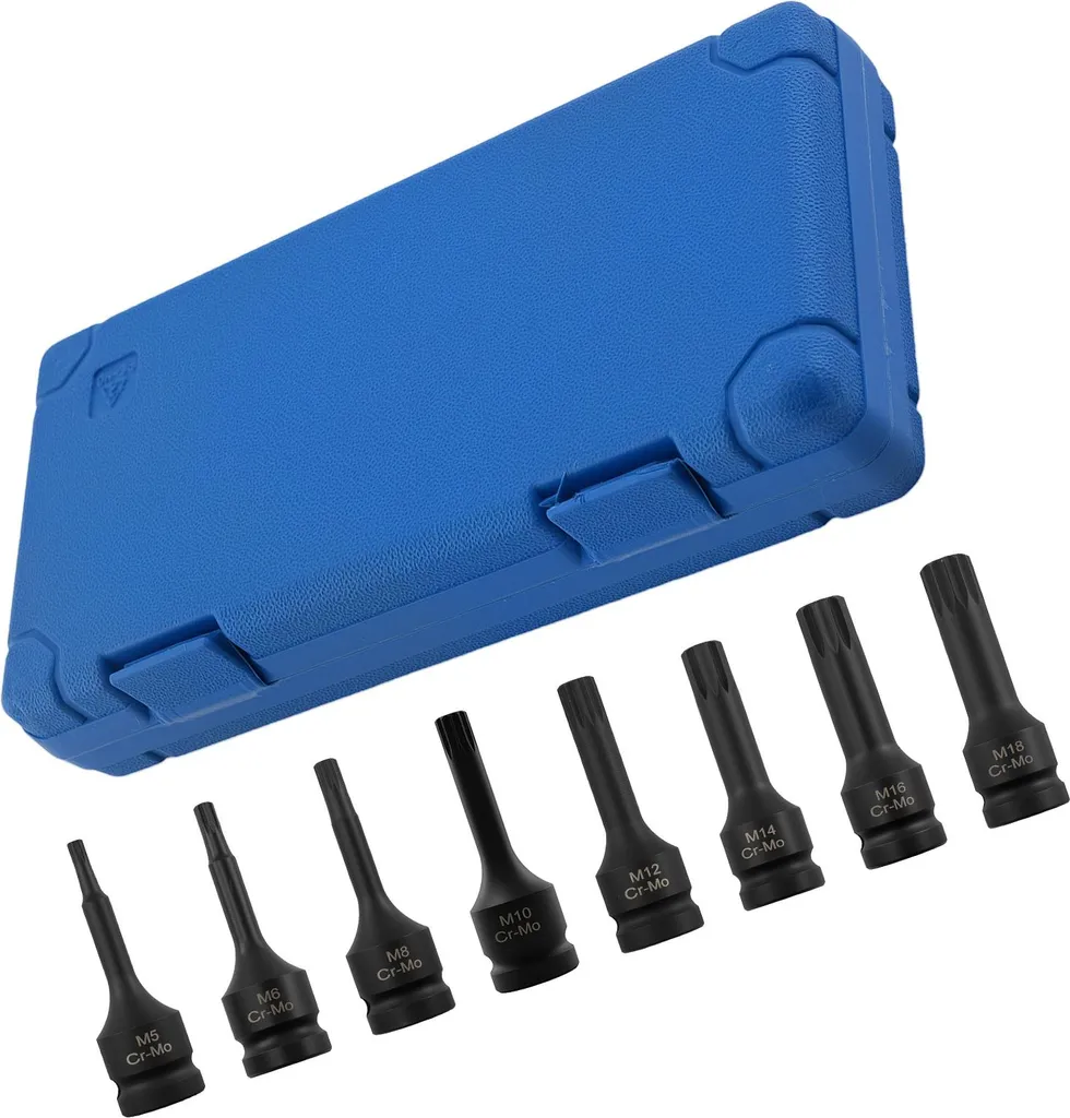 Jeu de douilles longues M5-M18 pour entretien moteur et châssis XZN