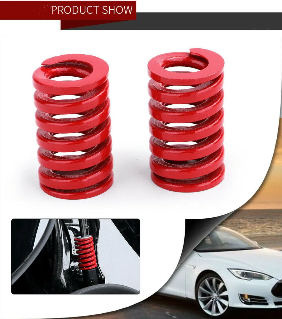 Kit 2 Molle Baule Tesla Model 3 Rosso Supporto Sollevamento