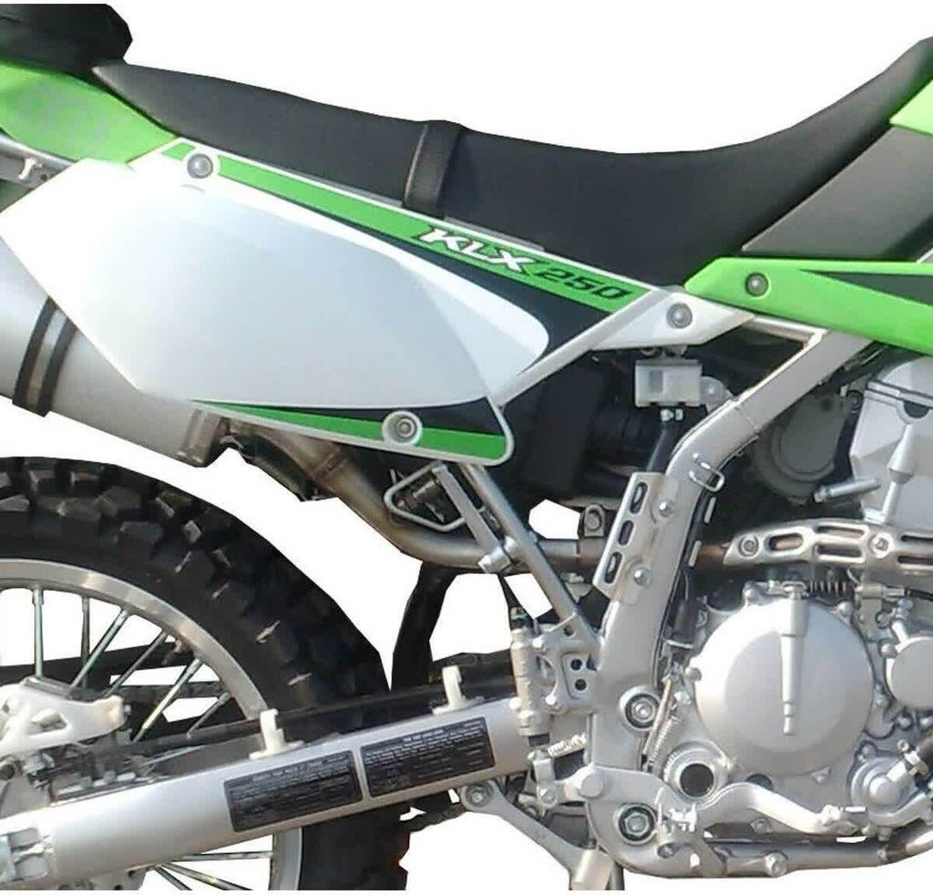 GPR vollständige genehmigte Auspuffanlage Furore Schwarz für Kawasaki Klx 300 R