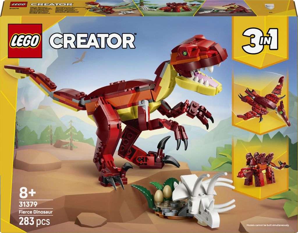 LEGO Creator Coffret 3-en-1 Dinosaures 31379 Vélociraptor Image du produit 