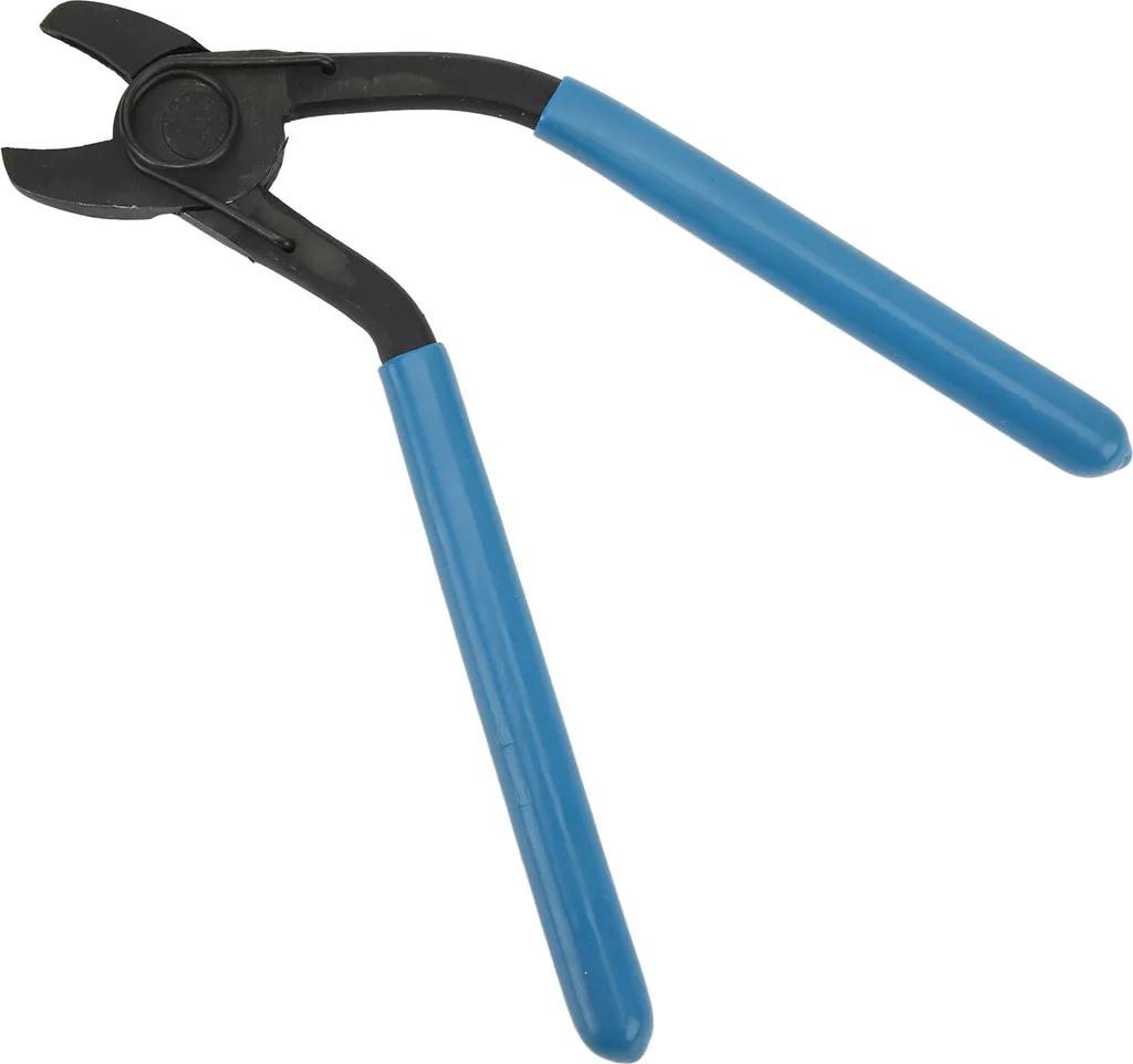 Pinza per anelli di porco angolata professionale con molla di chiusura