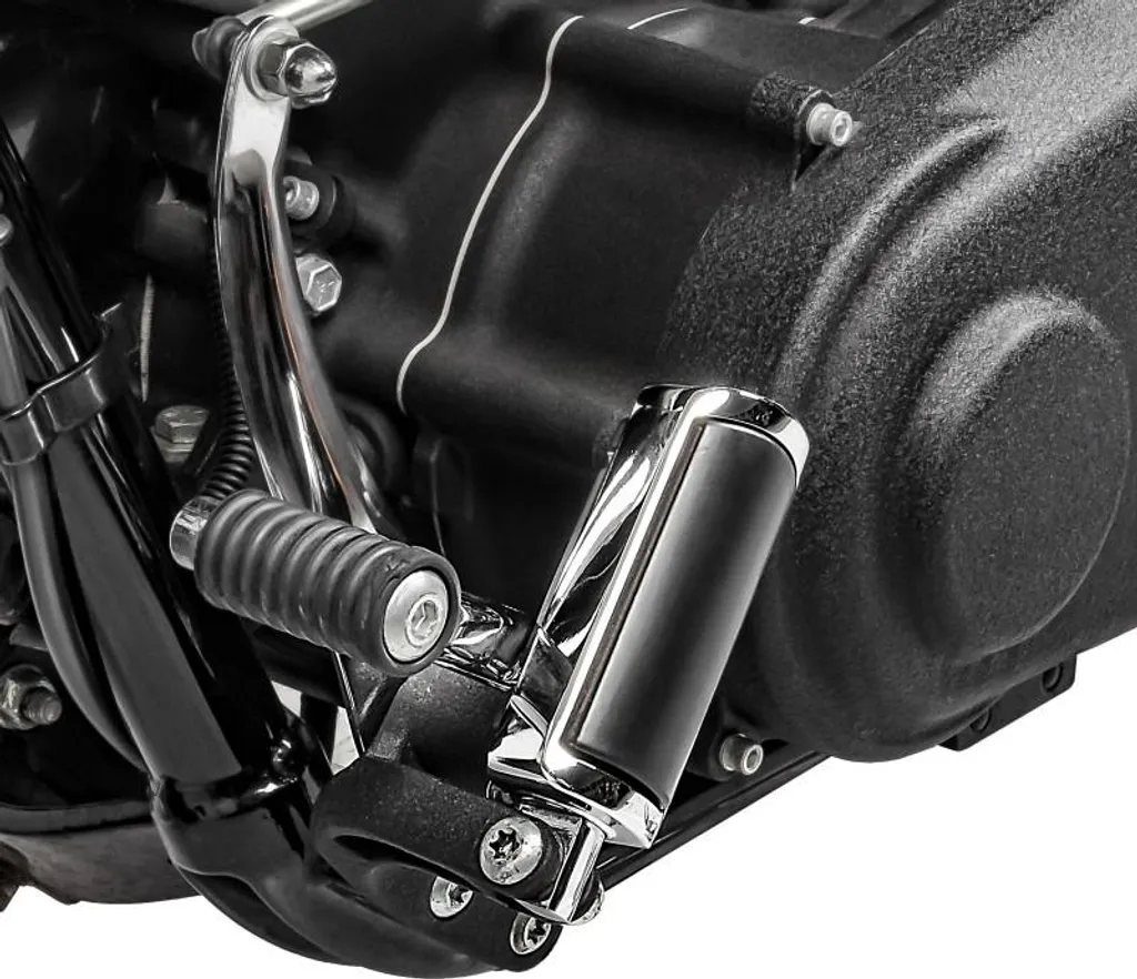 Repose-pieds Anti-vibration Chrome Eagle pour Harley-Davidson Custom