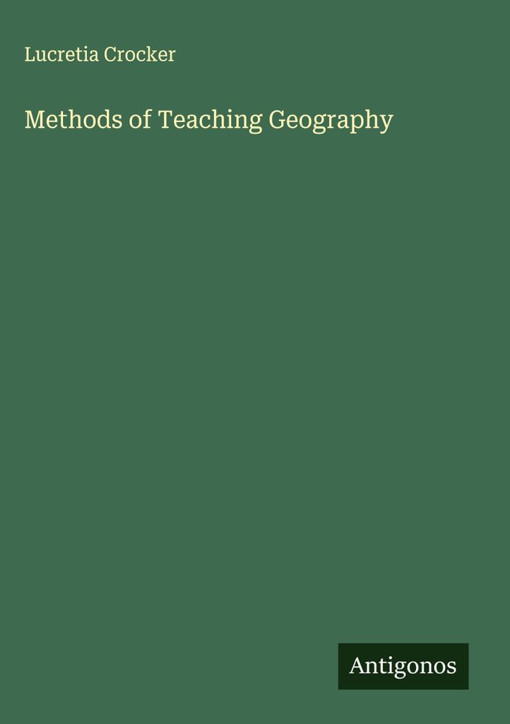 Methods of Teaching Geography