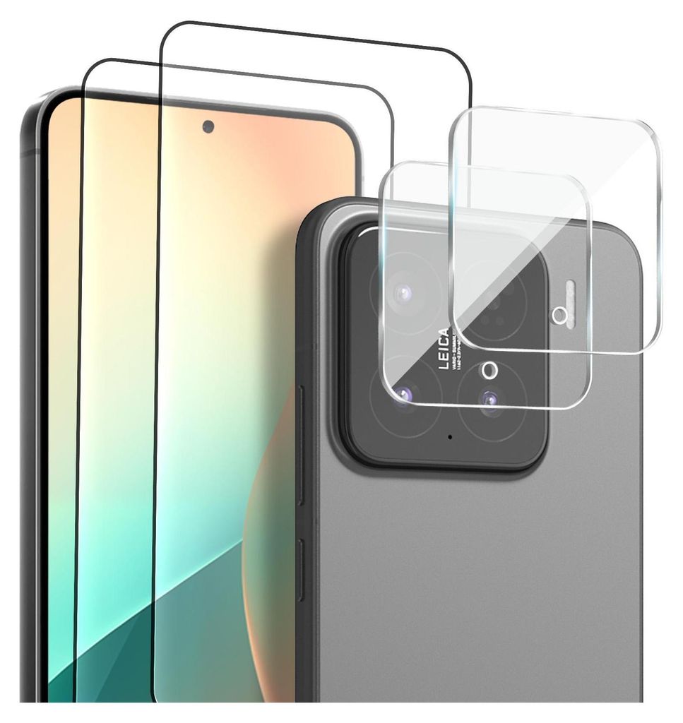 2x Display + Kamera Glas für Xiaomi 15 Pro Panzerfolie Produktbild 