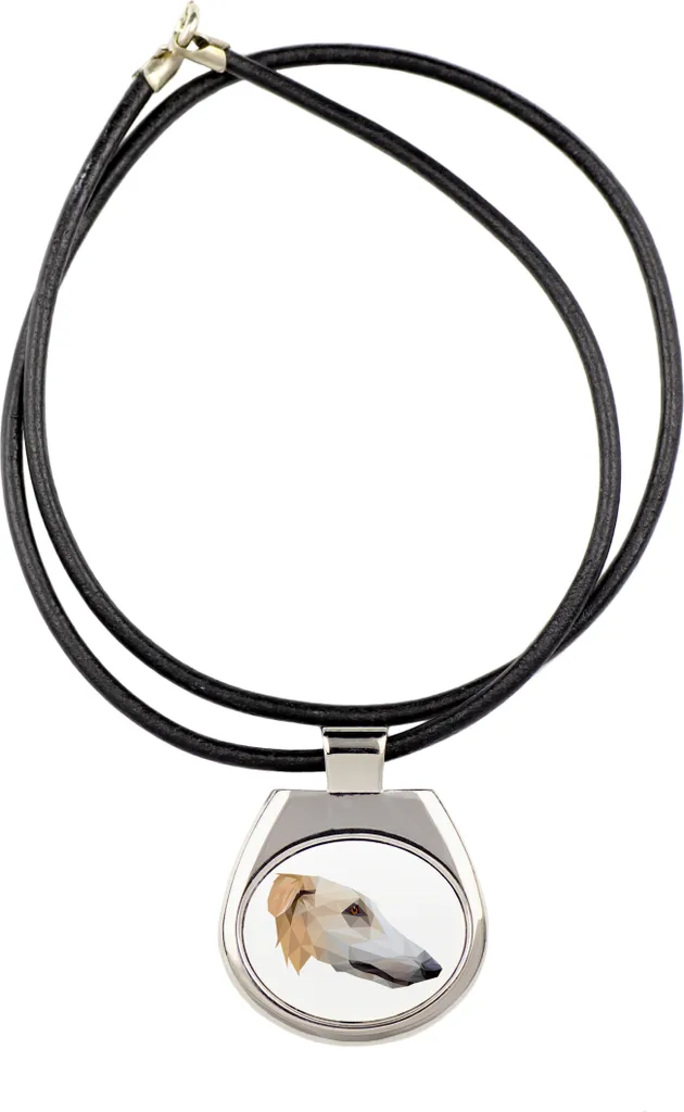 Collana Barsoi Levriero Russo Art-Dog - Gioiello Geometrico Fatto a Mano