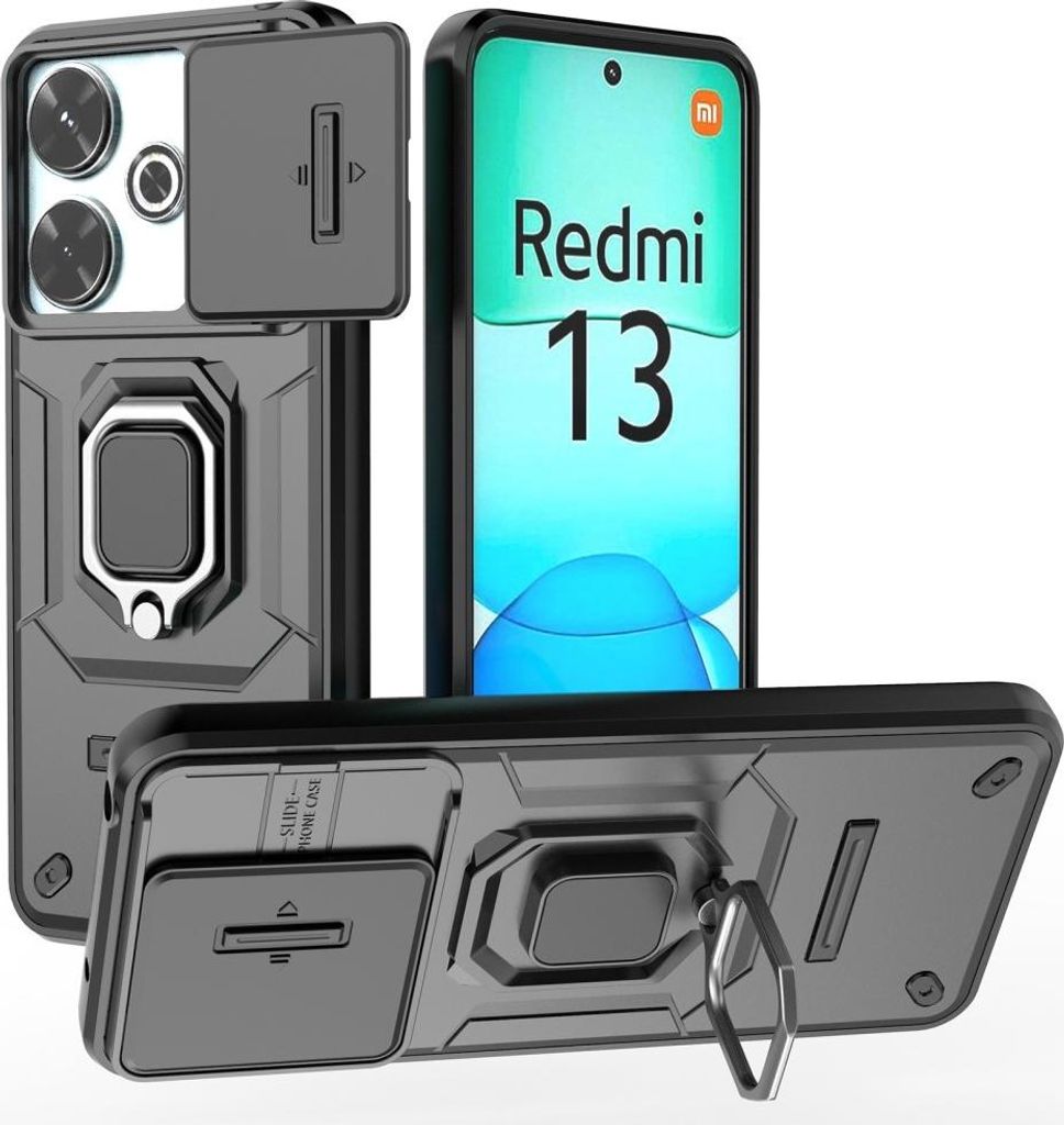 Xiaomi Redmi 13 / Poco M6 4G Hülle - Coverup Ring Ständer Produktbild 