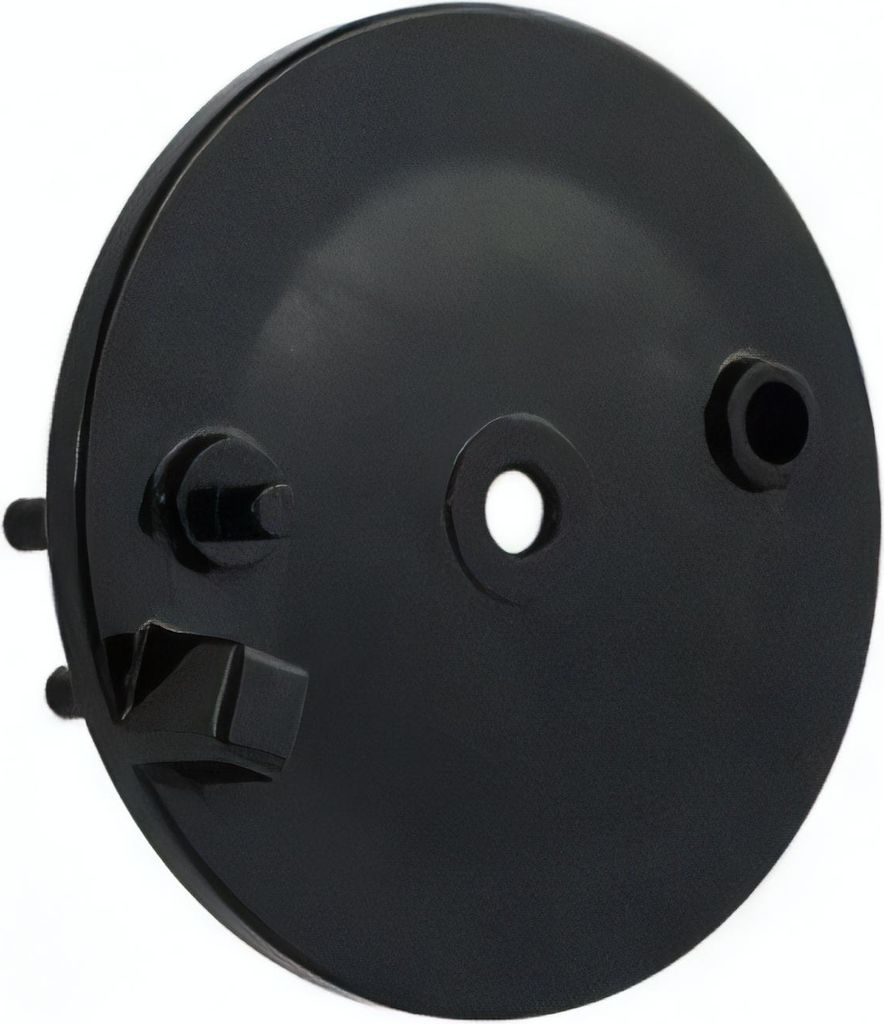 Simson Bremsschild hinten - schwarz - ohne Loch f. Bremskontakt - SR50, SR80