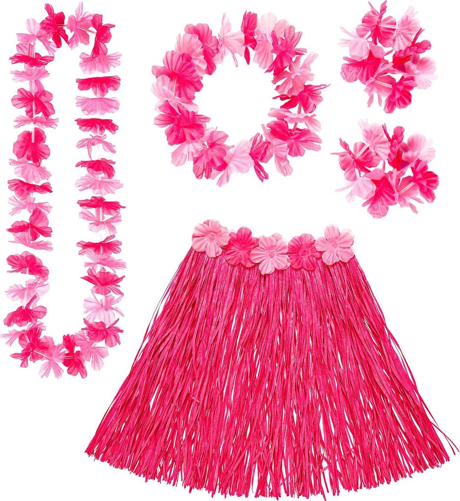WIDMANN Accessoire Set Hawaii rosa Produktbild 