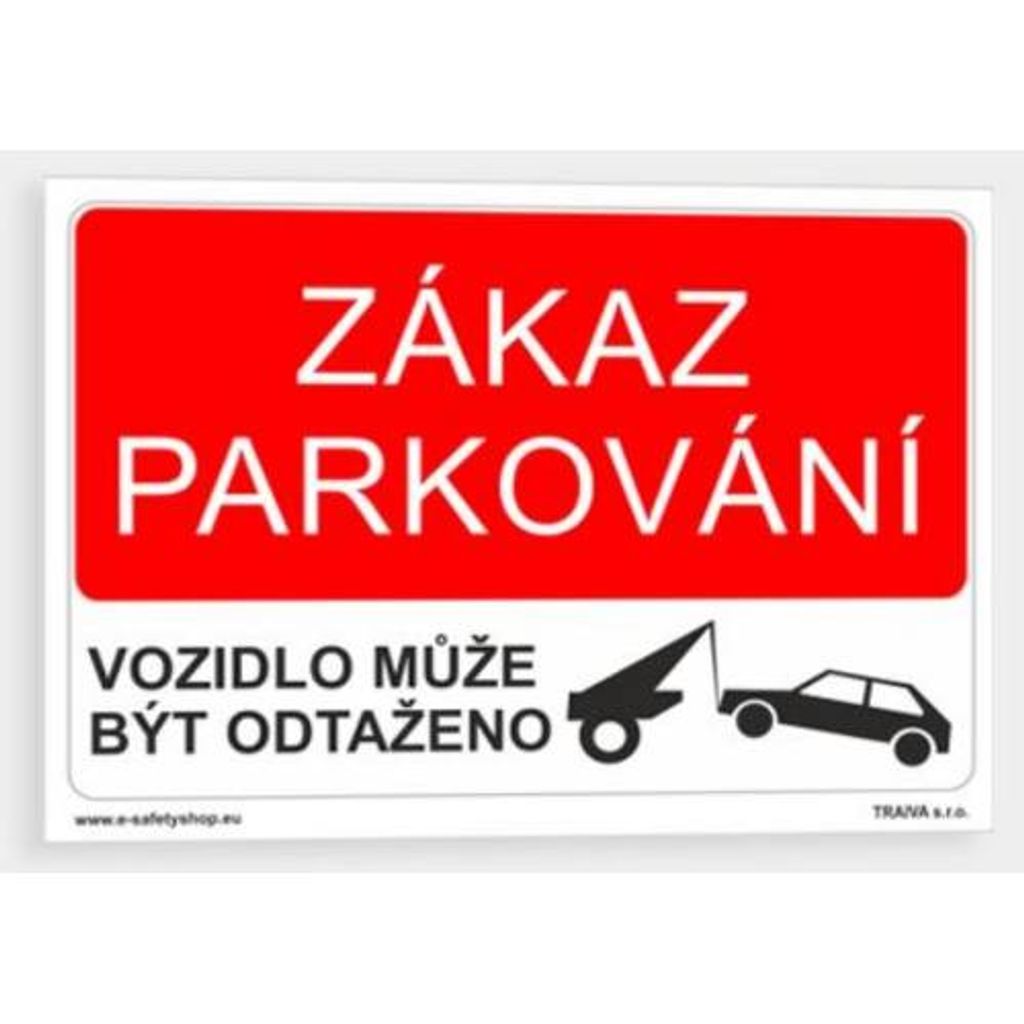 Bezpečnostná značka - plastová A4 "Zákaz Obrázok produktu 