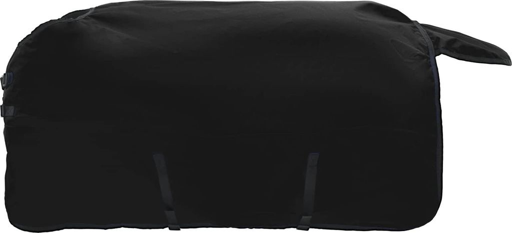 vidaXL Pferdedecke Dunkelgrün und Schwarz 115 cm Polyester
