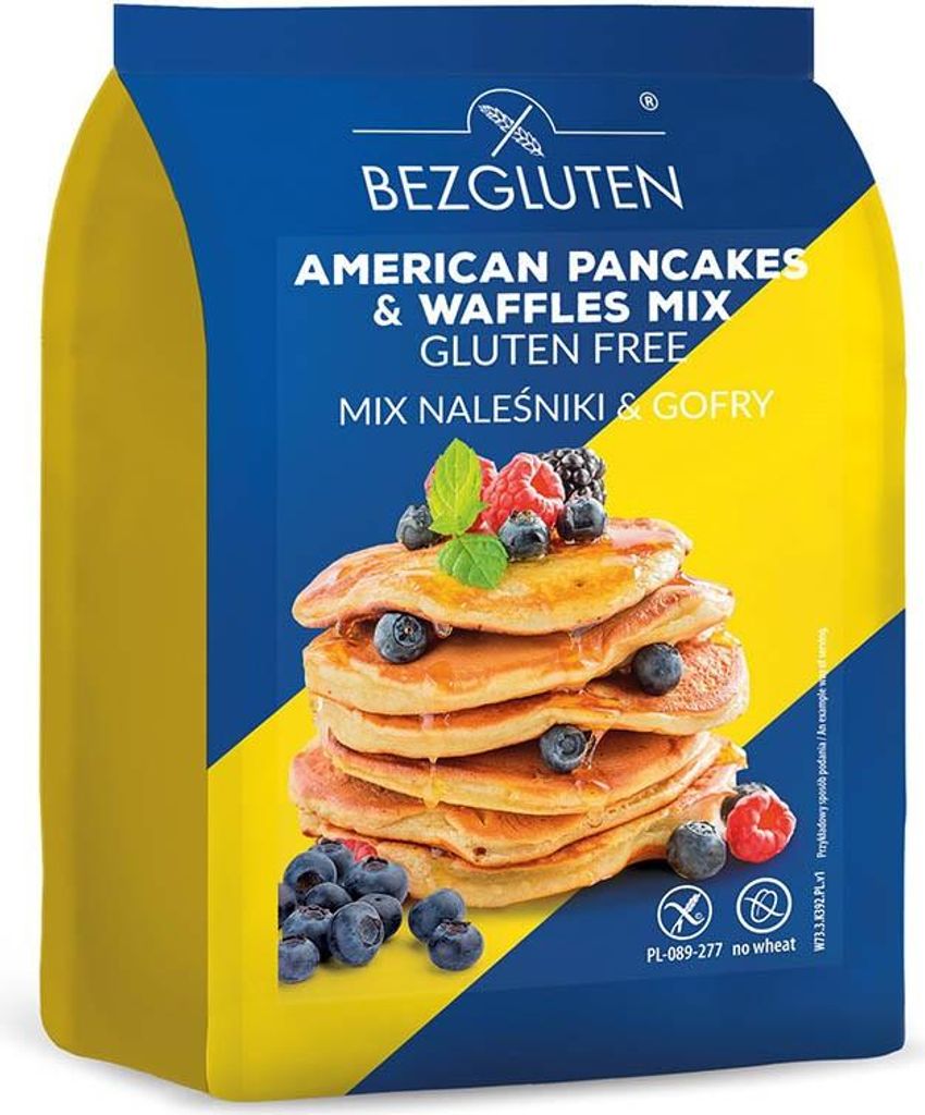 Bezgluten Pancakes & Waffel Mix 300g