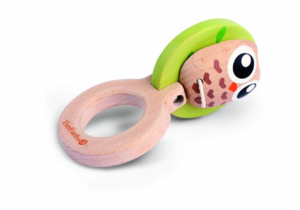 EverEarth - Baby-Rassel Eule Produktbild 