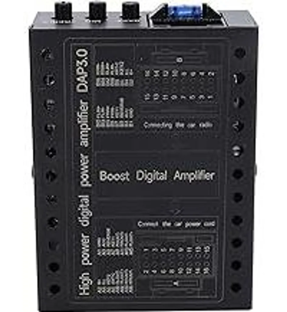 Amplificatore DSP Auto Drfeify 4 Canali 60W | Processore Audio 12V Metallo