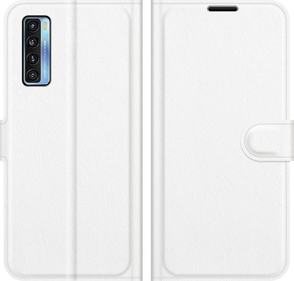 Mobigear Classic  TCL 20S Hülle Klapphülle Geldbörse - Weiß Produktbild 