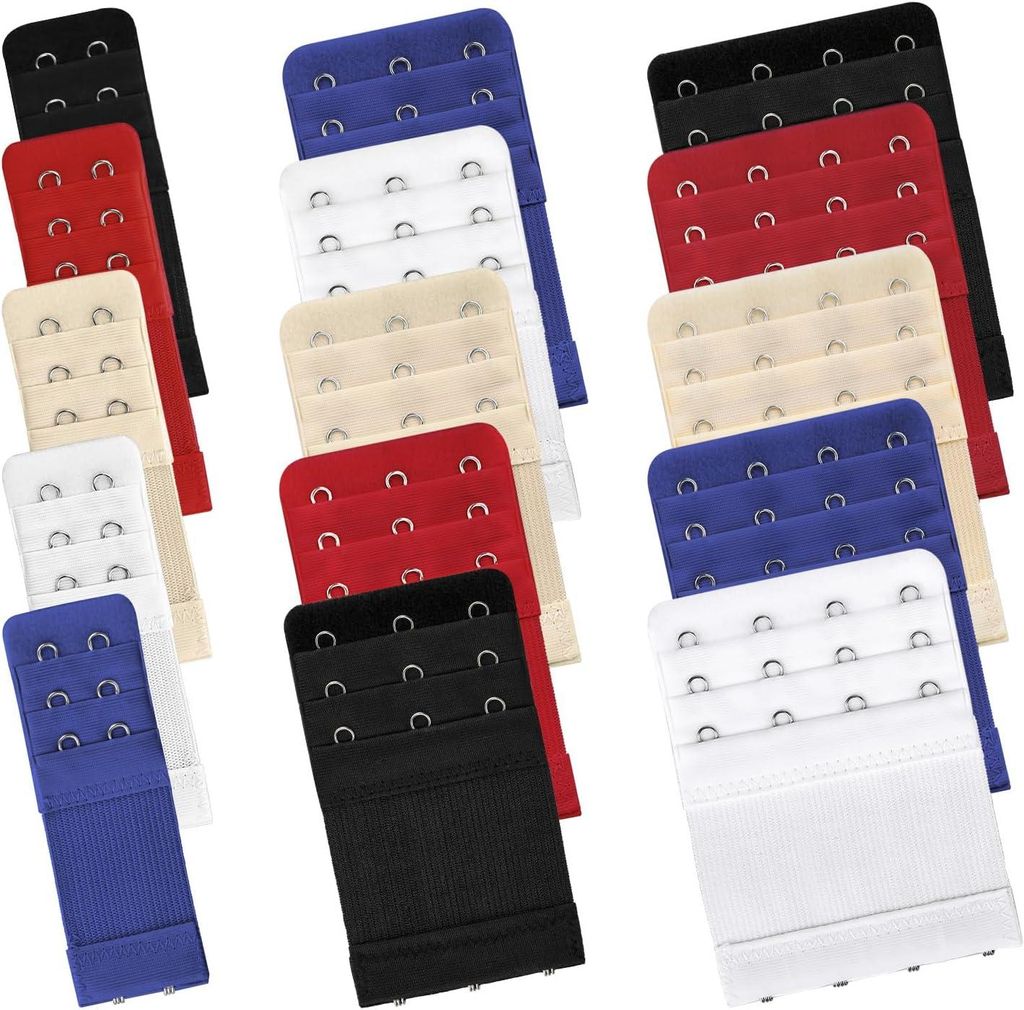 Bh-Verlängerung 15 Stück, Elastisch Mit Edelstahlhaken, Für Produktbild 