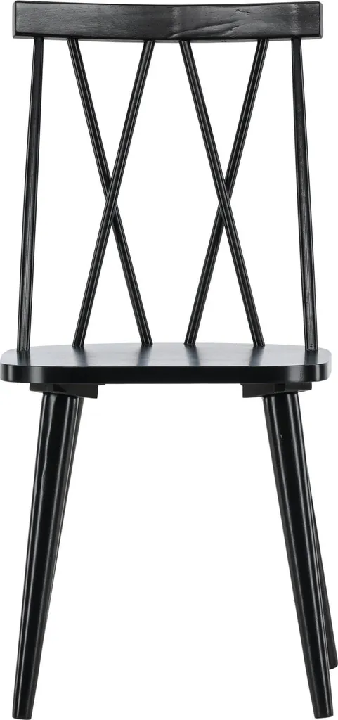 Chaise de Salle à Manger en Bois Noir Mariette pour Intérieur Chic