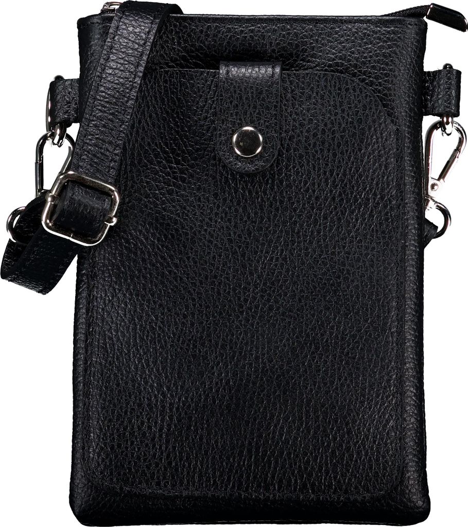 Hausfelder Manufaktur Umhängetasche / Handytasche Schwarz onesize