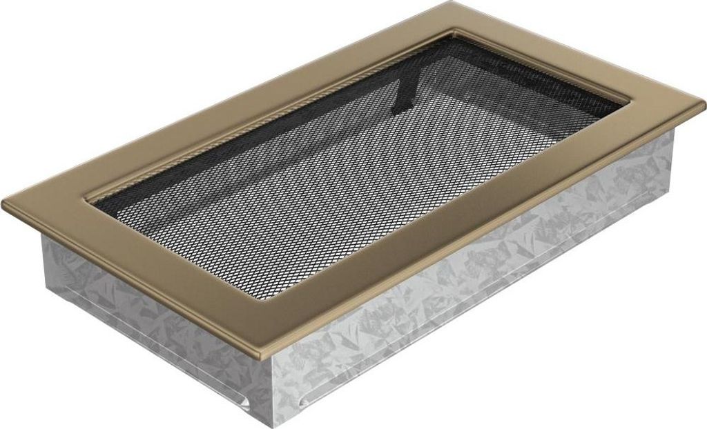 Kratka wentylacyjna 17x30 złoto galwaniczne Zdjęcie produktu 