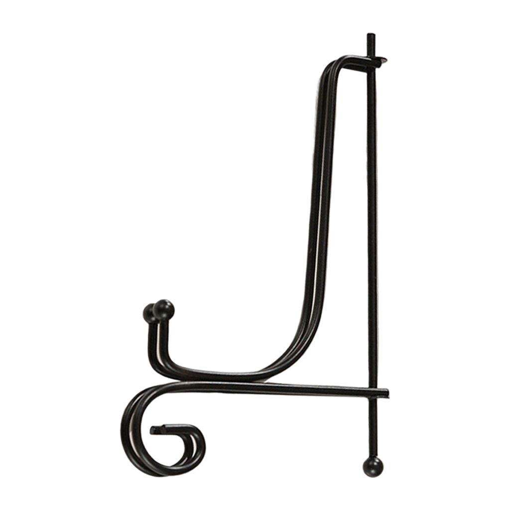 Plattenhalter Retro-Stil dekorativen Eisen Allzweck Schüssel Platte Foto Rahmen Rack für Zuhause-8 inches