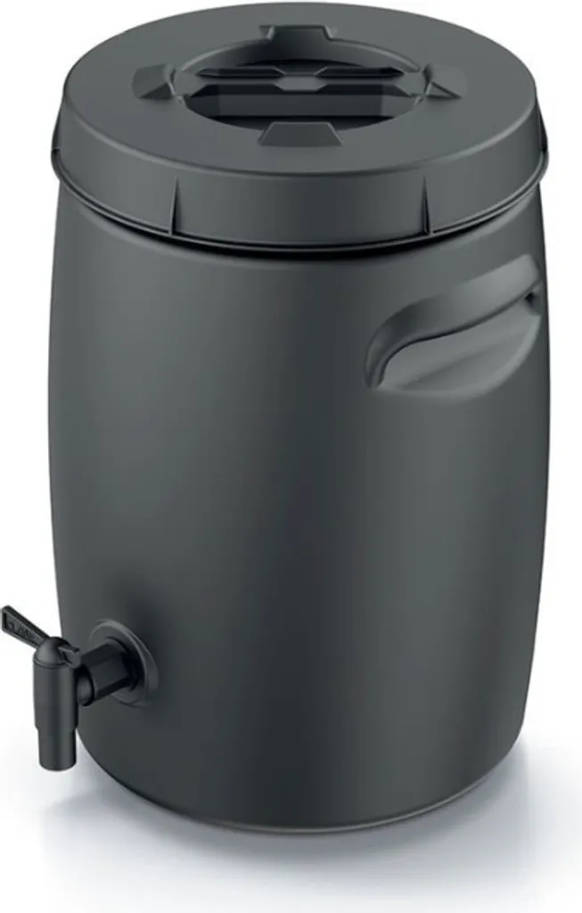 Composteur de Balcon COMBIOLIQ 55L Noir pour Recycler les Déchets Verts