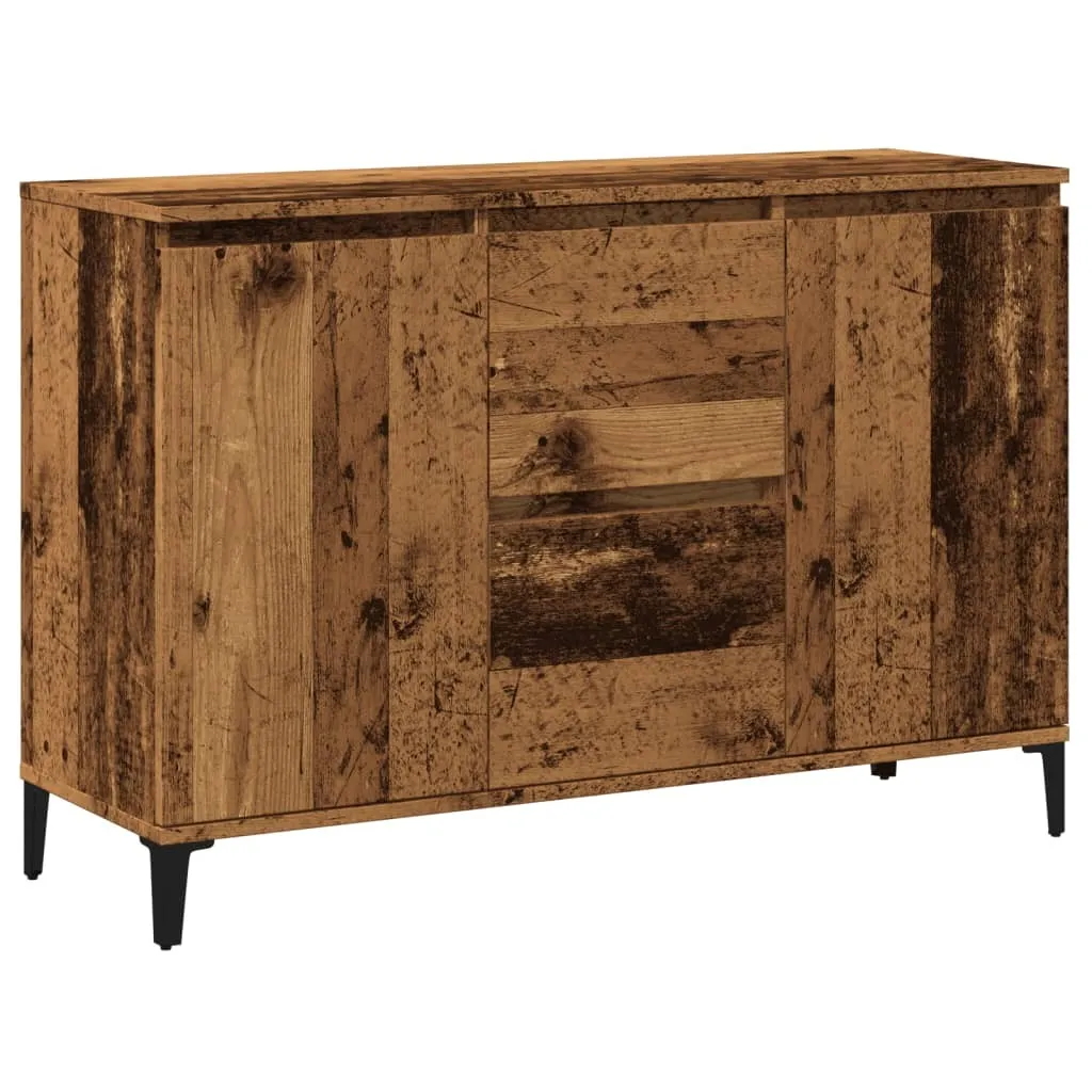 Credenza Legno di Recupero 102x35x70 cm | Mobile Buffet Vintage