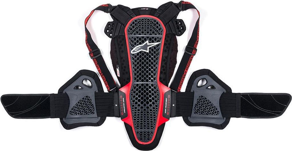 Alpinestars Nucleon KR-3 Rückenprotektor, schwarz/rot, S