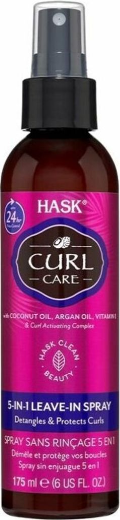 HASK Curl Care 5-in-1 Spray sans rinçage 175ML Image du produit 