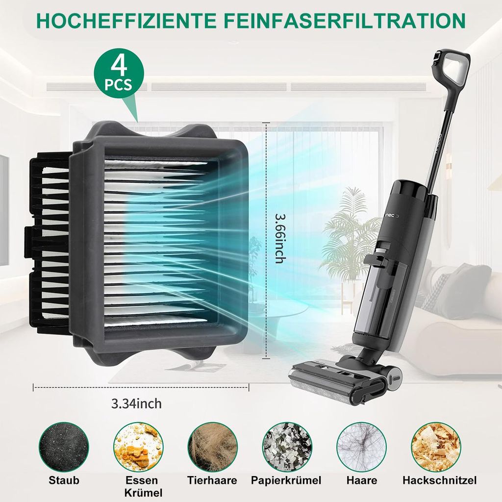 PakTrade Filtro Motore Per Aspirapolvere Philips Mobilo HR8570D - Ricambio Compatibile, 1 Pezzo - 2