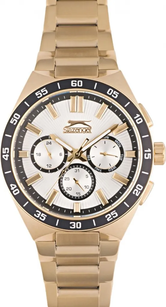 Montre Slazenger Gold Fashion - Cadran Or et Bracelet Acier Inoxydable
