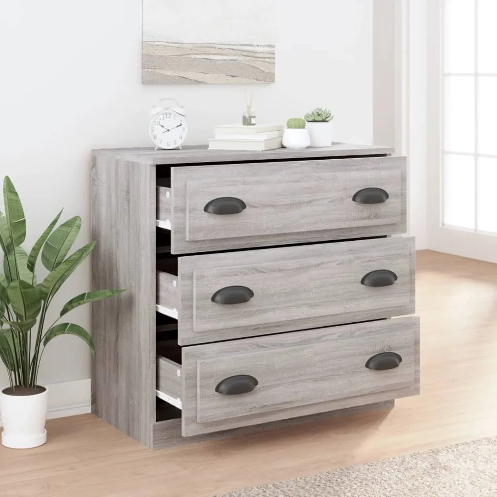 vidaXL Credenza Grigio Sonoma 70x35,5x67,5 cm Materiale in legno - 6