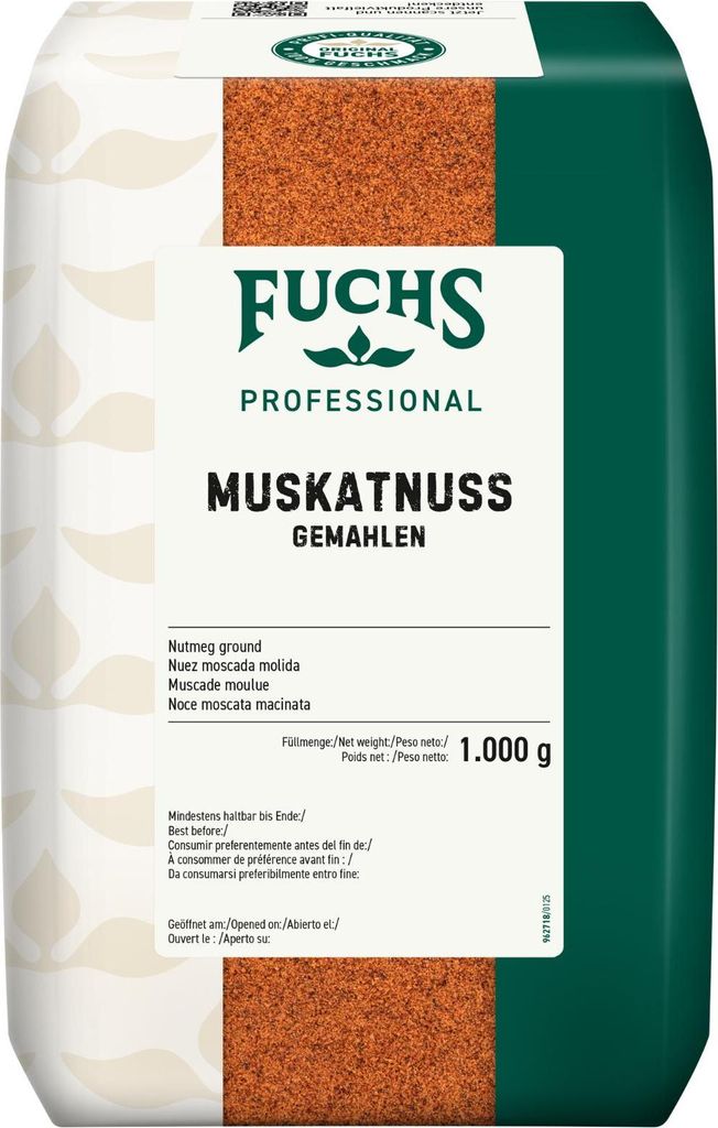 Fuchs Professional Muskatnuss gemahlen feurig süße Schärfe Produktbild 