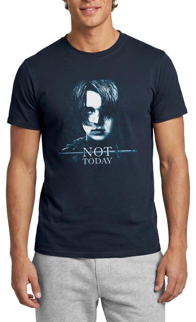 Spreadshirt Game Of Thrones Arya Stark Not Today Männer T-Shirt, S, Navy