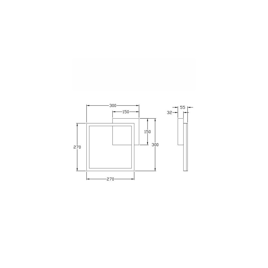 BARD moderne LED-Deckenleuchte 22W Corten 3394-21-361 Fabas Produktbild 