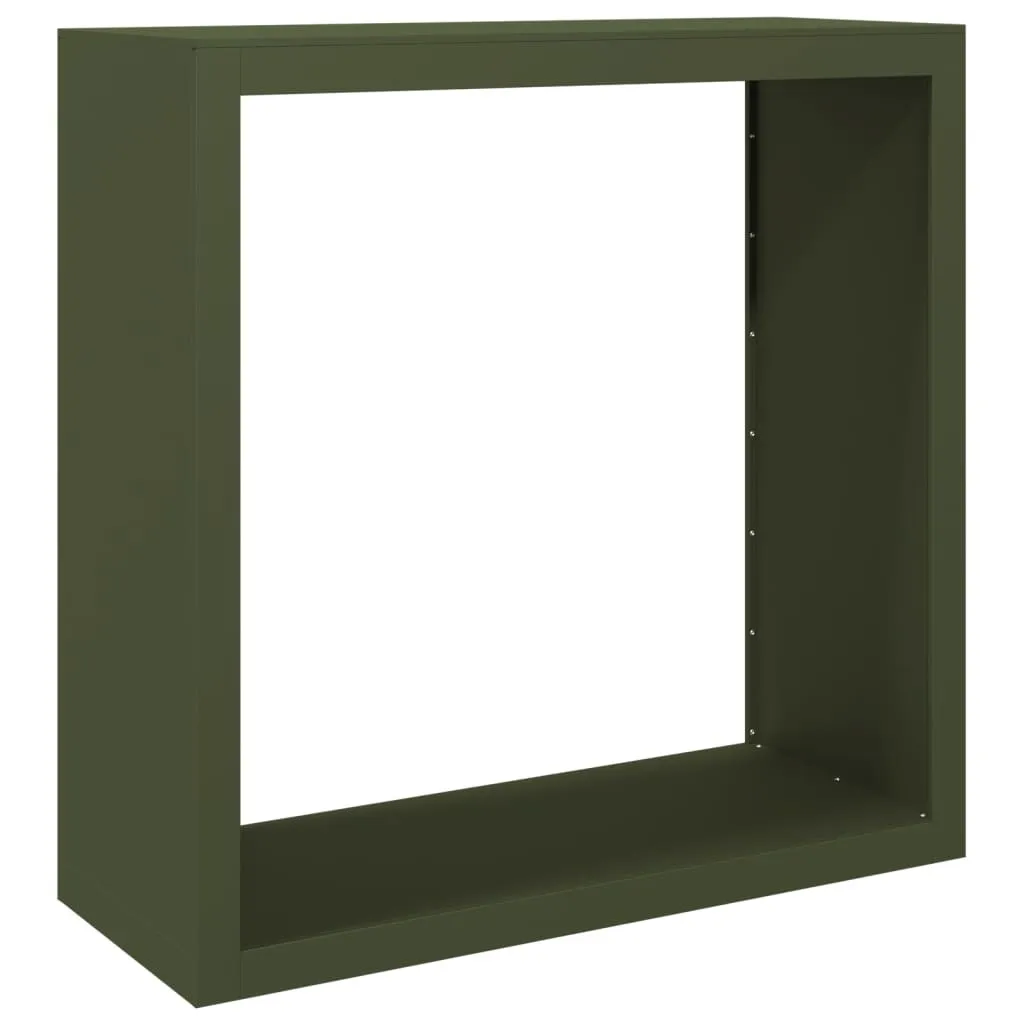 Acquista Porta Legna Verde vidaXL 100x40x100 cm in Acciaio - Robusto