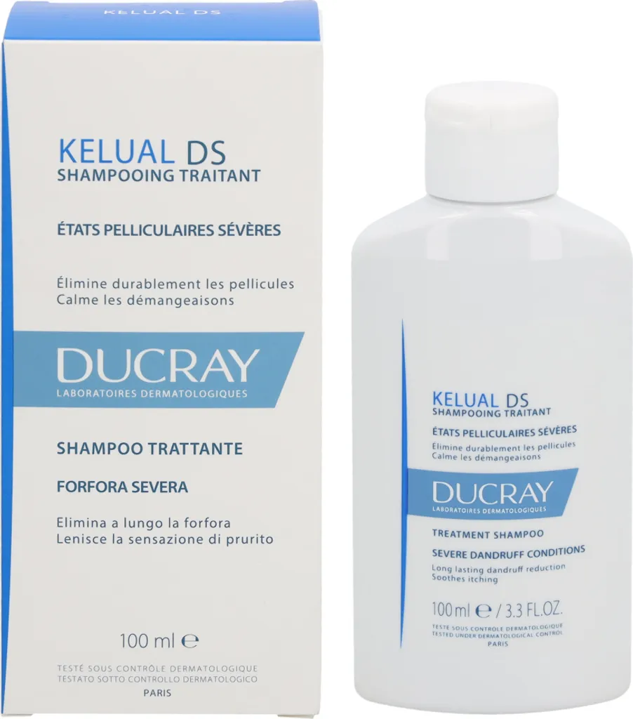 Ducray Kelual DS Shampoo 100ml: Sollievo Prurito e Forfora Severa - 10