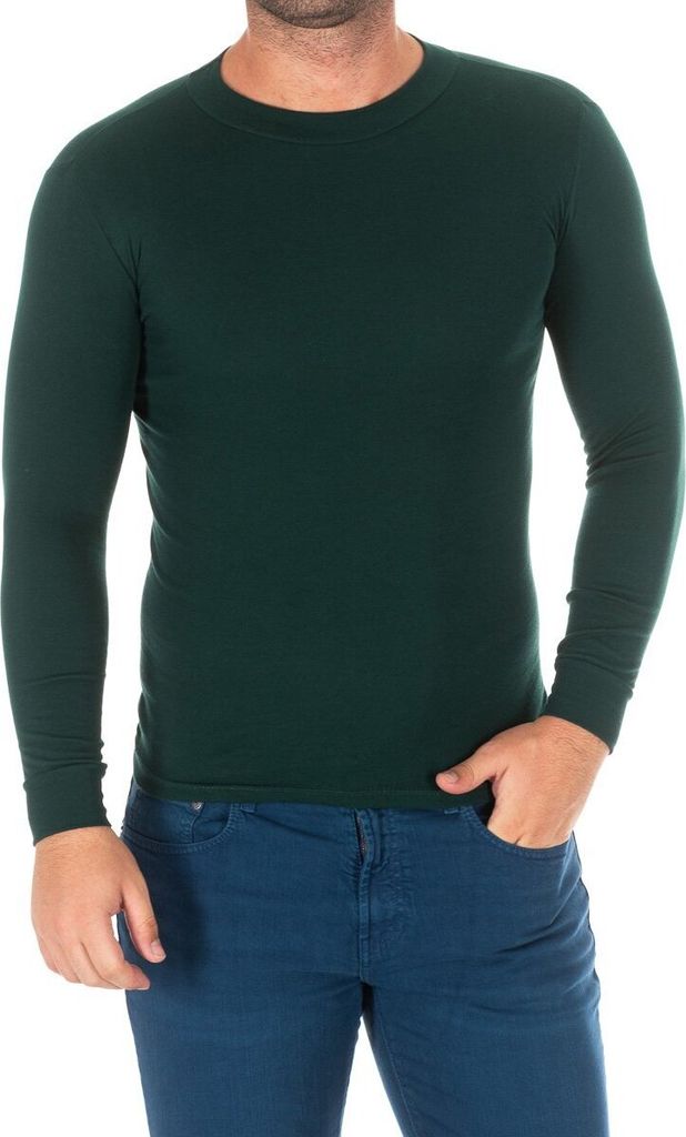 Kisses&Love Herren Langarm-T-Shirt mit Halbhalsausschnitt 1625-H