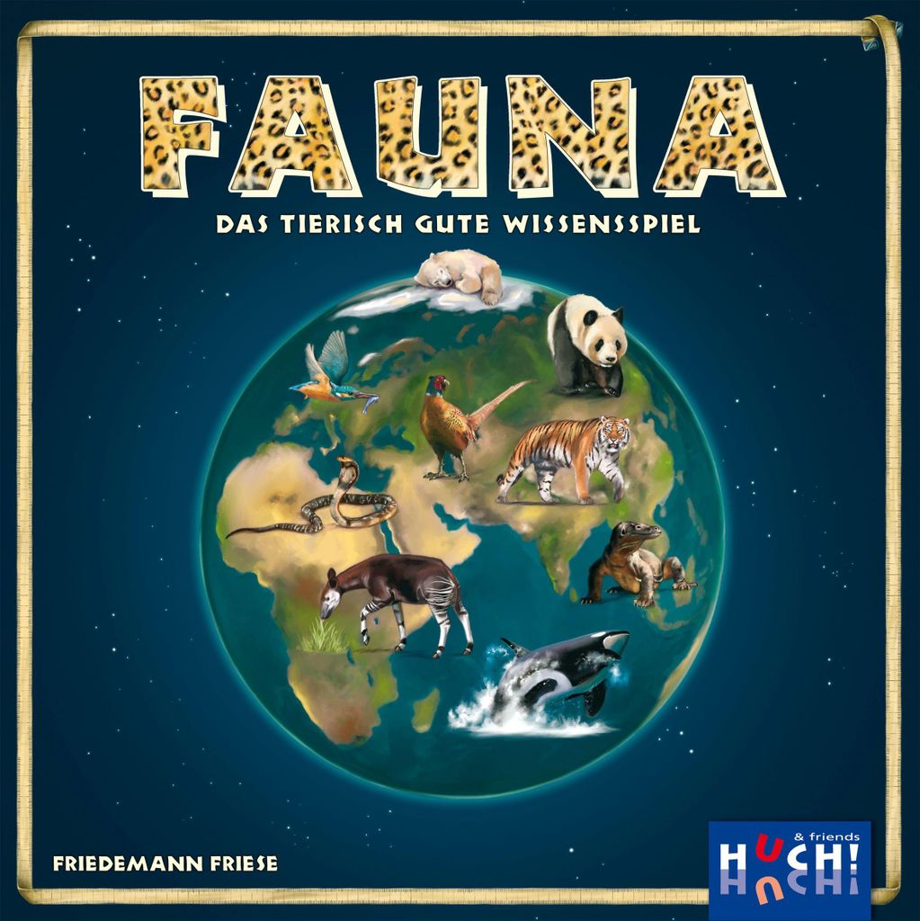 HUCH!, FAUNA, Wissensspiel für Tierfreunde, Spannende Produktbild 