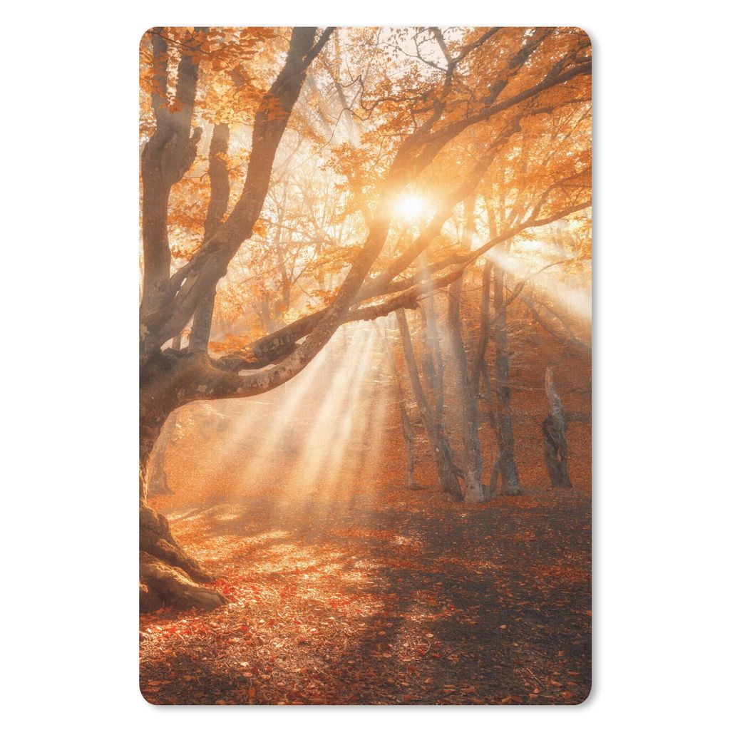MuchoWow Mauspad Mousepad Baum - Natur - Herbst 40x60 cm - Mousepads - Maus Mat - Pad - Mausunterlage - Schreibtisch Accesoire
