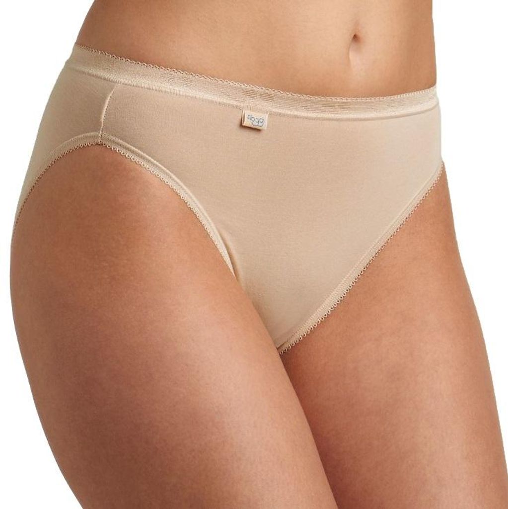 Sloggi Damen-Slip 24/7 Baumwolle Lace" 3er-Pack haut 42" Produktbild 