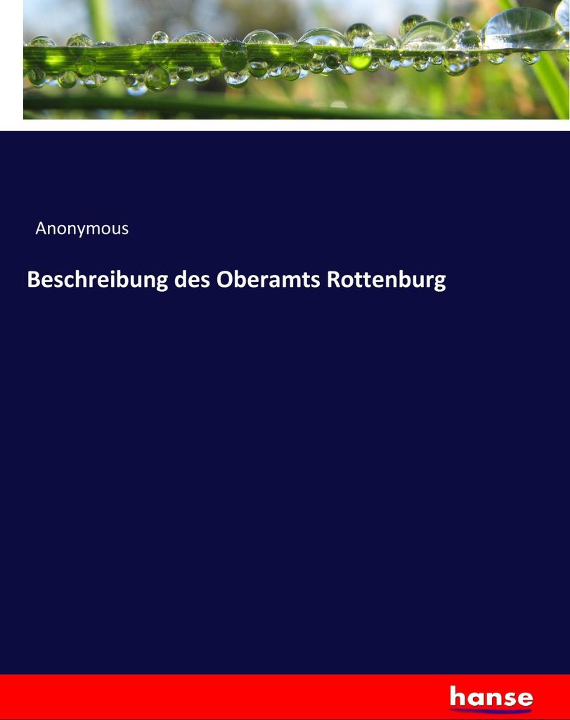 Beschreibung des Oberamts Rottenburg