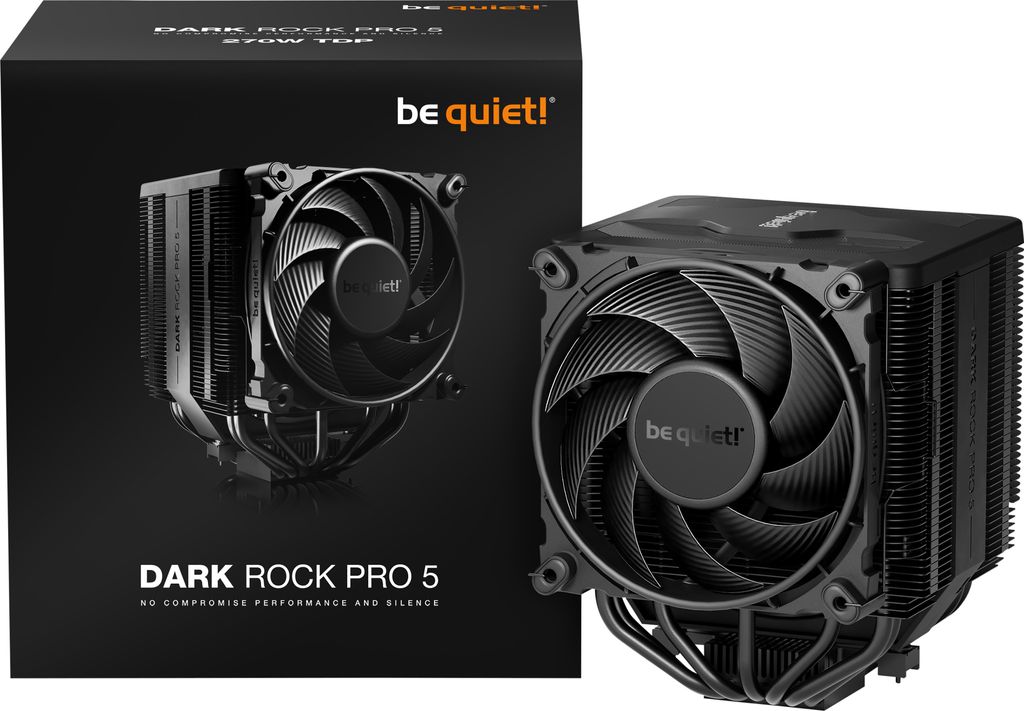 tichý vzduchový chladič Dark Rock Pro 5, mimoriadne vysoký Obrázok produktu 21
